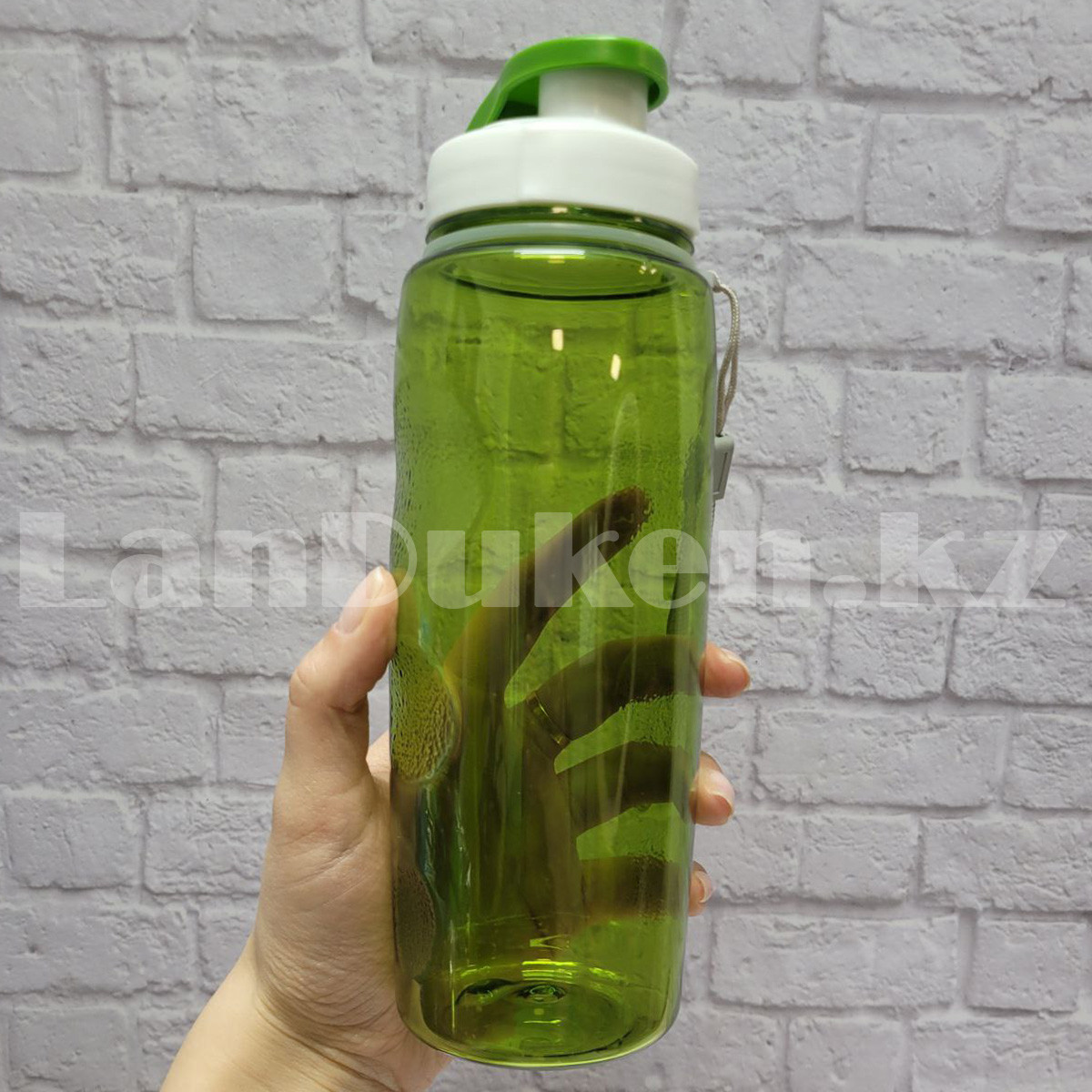 Бутылка для воды большая 800 мл зеленая - фото 8 - id-p106431249