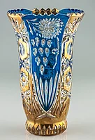 Ваза asti blau/gold vase 8 52584