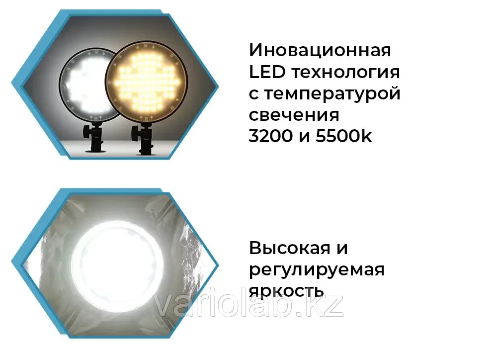 Софтбокс 50*70см cо встроенным LED осветителем 80W + стойка 1,9м - фото 7 - id-p106432977