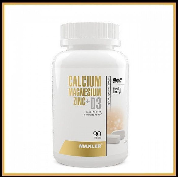Maxler Calcium Zinc Magnesium + D3 90 таблеток