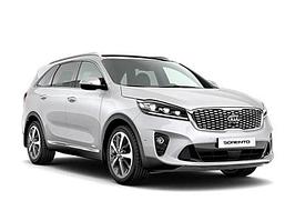 Защита бампера Kia Sorento Prime 2018-