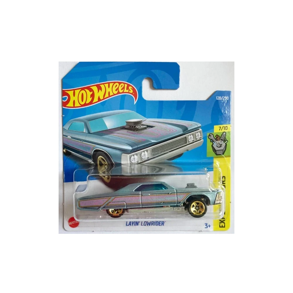 Hot Wheels Модель Layin' Lowrider, голубой