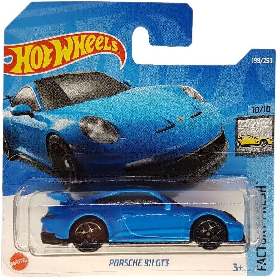 Hot Wheels Модель Porsche 911 GT3, голубой