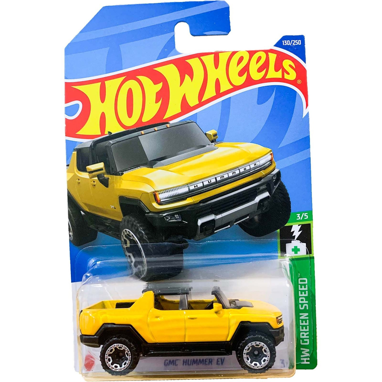 Hot Wheels Модель Пикап Hummer GMC EV', жёлтый - фото 1 - id-p106318130