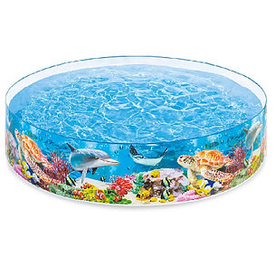 Детский бассейн с жесткой стенкой 244х46см, Intex 58472, фото 1