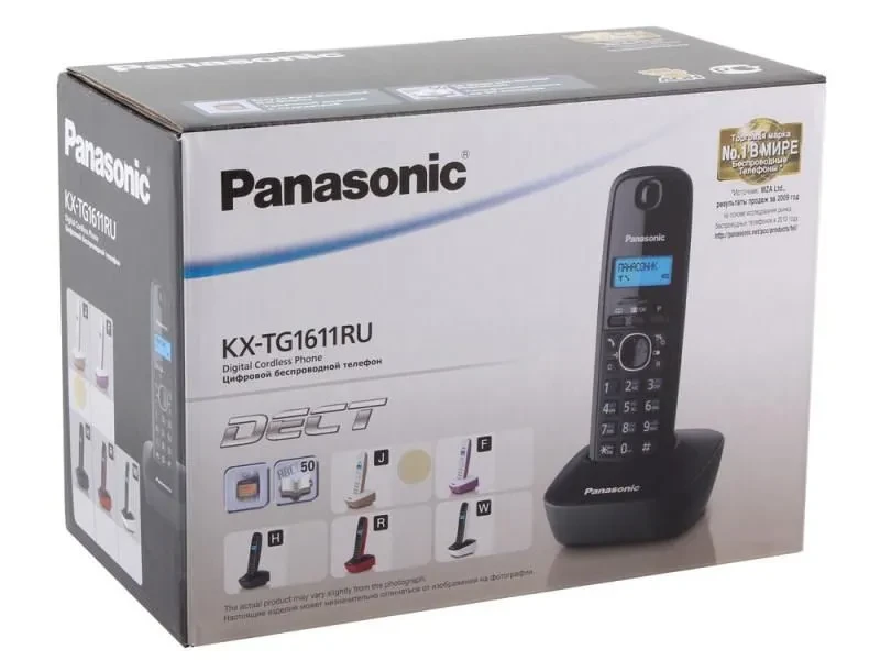 Радиотелефон PANASONIC KX-TG1611RU - фото 5 - id-p106437982