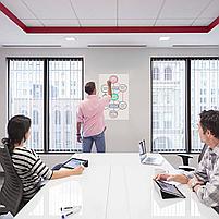 Доска-пленка маркерная самоклеящаяся в рулоне, БЕЛАЯ, 60х120 см, маркер и салфетка, BRAUBERG, фото 4