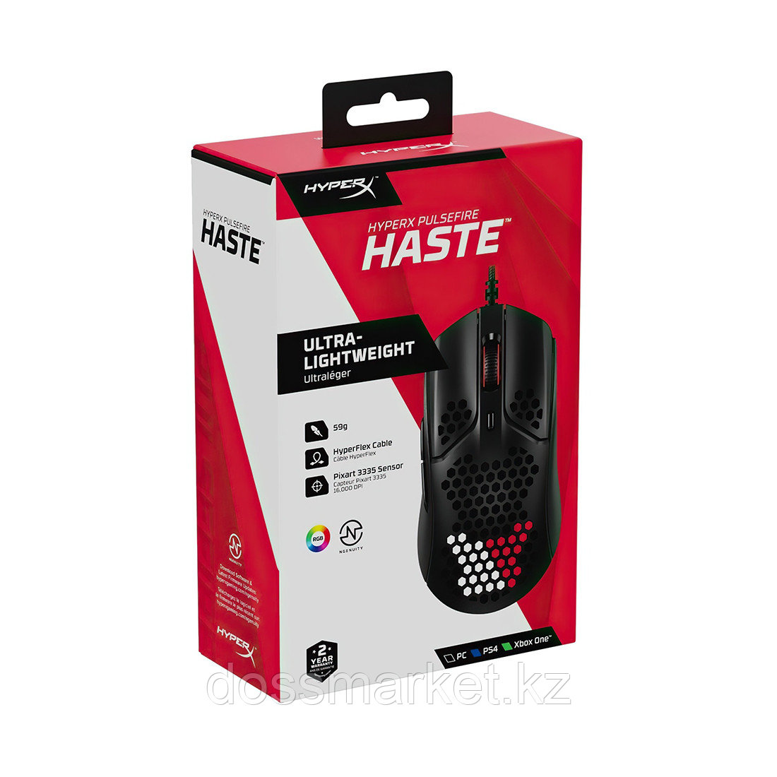 Компьютерная мышь HyperX Pulsefire Haste 4P5P9AA - фото 3 - id-p106440029