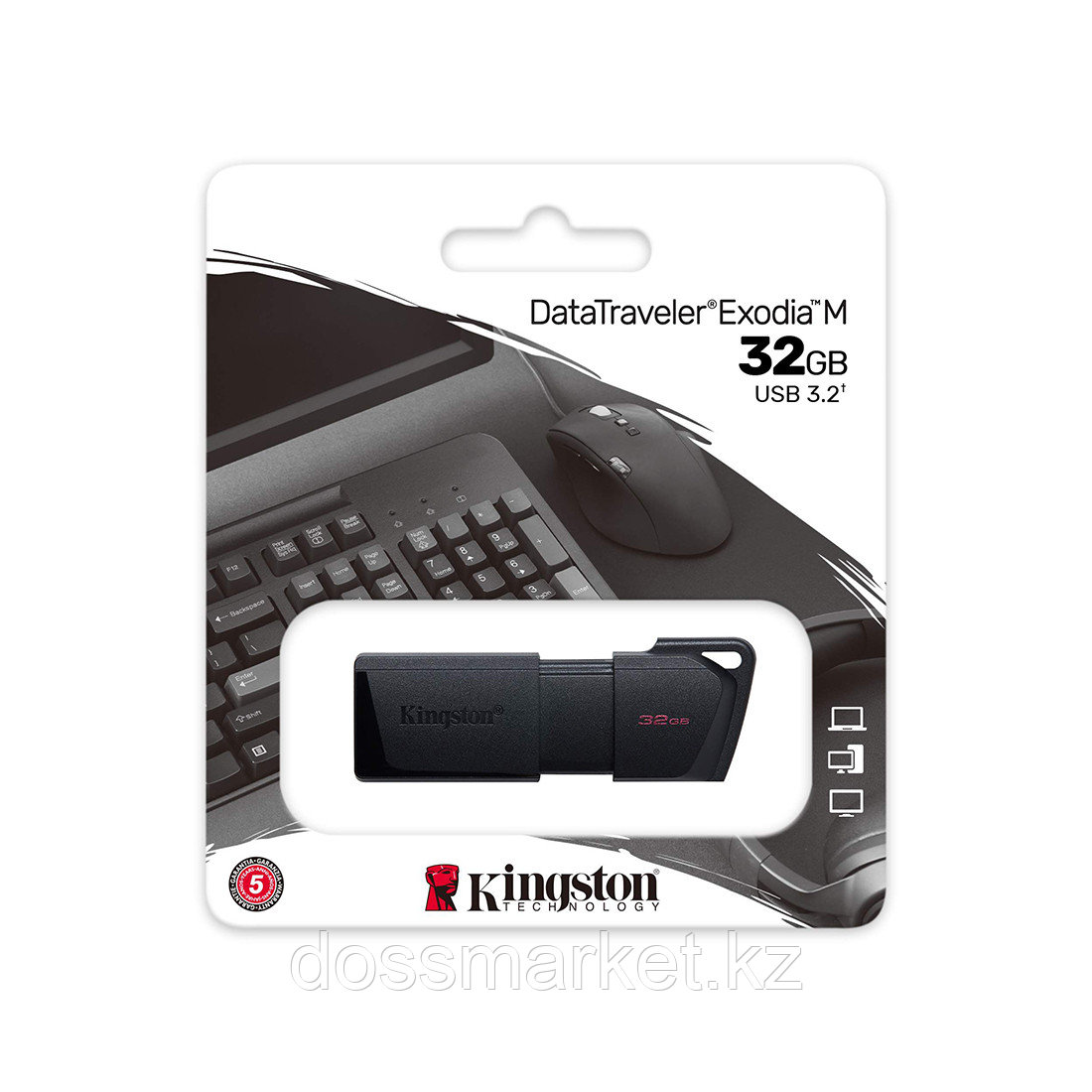 USB-накопитель Kingston DTXM/32GB 32GB Чёрный - фото 3 - id-p106439109