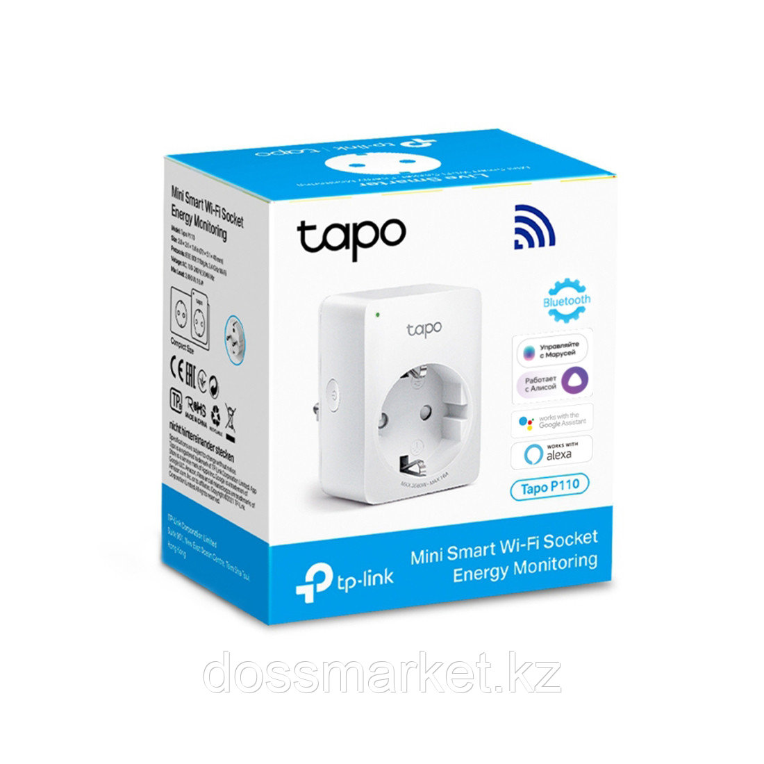 Умная мини Wi-Fi розетка TP-Link Tapo P110 - фото 2 - id-p106439133