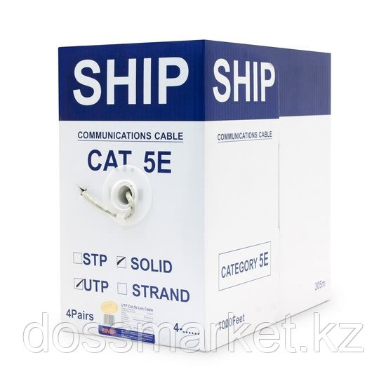 Кабель сетевой SHIP D135-P Cat.5e UTP 30В PVC - фото 3 - id-p106440144