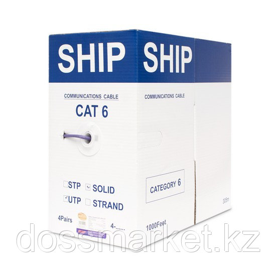 Кабель сетевой SHIP D165A-L Cat.6 UTP 30В LSZH - фото 3 - id-p106440149