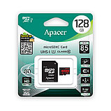 Карта памяти Apacer AP128GMCSX10U5-R 128GB + адаптер, фото 2