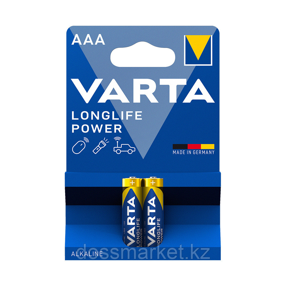 Батарейка VARTA Longlife Power Micro 1.5V - LR03/AAA (2 шт) - фото 1 - id-p106443074