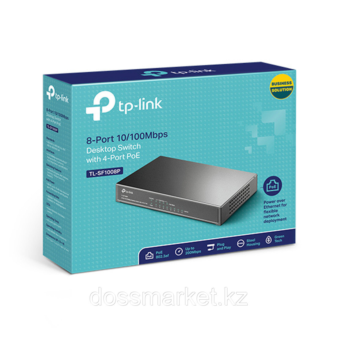 Коммутатор TP-Link TL-SF1008P - фото 3 - id-p106442273