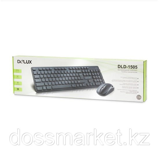 Комплект Клавиатура + Мышь Delux DLD-1505OGB - фото 3 - id-p106439514