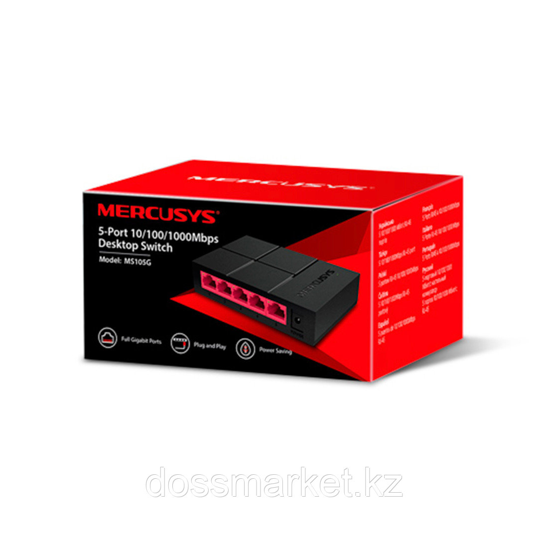 Коммутатор Mercusys MS105G - фото 3 - id-p106442318