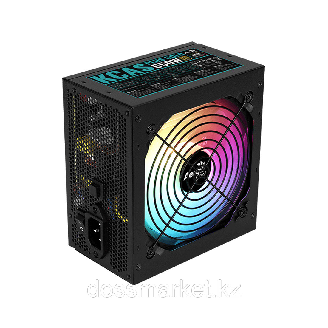 Блок питания Aerocool KCAS PLUS GOLD 650W RGB - фото 1 - id-p106439596