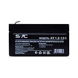 Аккумуляторная батарея SVC AV1.2-12/S 12В 1.2 Ач, фото 2