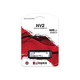 Твердотельный накопитель SSD Kingston NV2 SNV2S/500G M.2 NVMe PCIe 3.0x4, фото 2