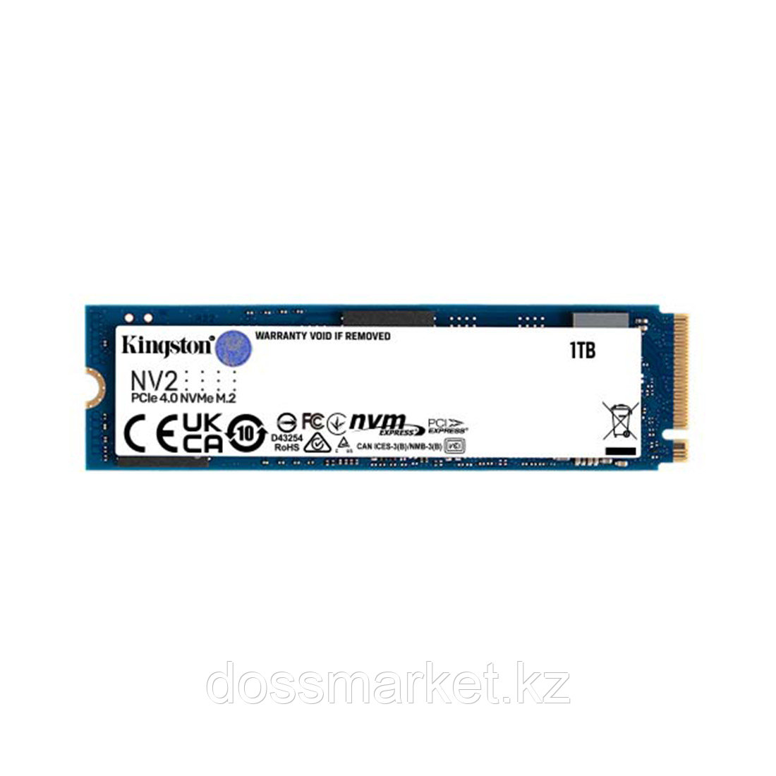 Твердотельный накопитель SSD Kingston NV2 SNV2S/1000G M.2 NVMe PCIe 3.0x4 - фото 1 - id-p106441924