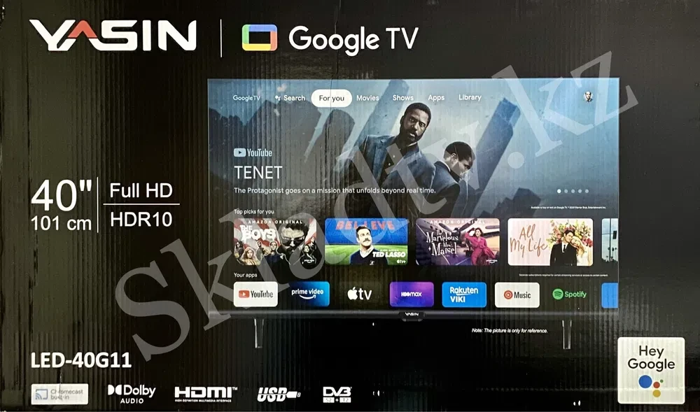 НОВИНКА 2024! Smart Телевизор Yasin 40G11 Android 11с гол. поиск - фото 1 - id-p106444936
