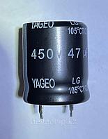 LG450M0047BPF-2225 (450V47uF/22*25/105°C)/Snap-in Конденсаторы Snap-in