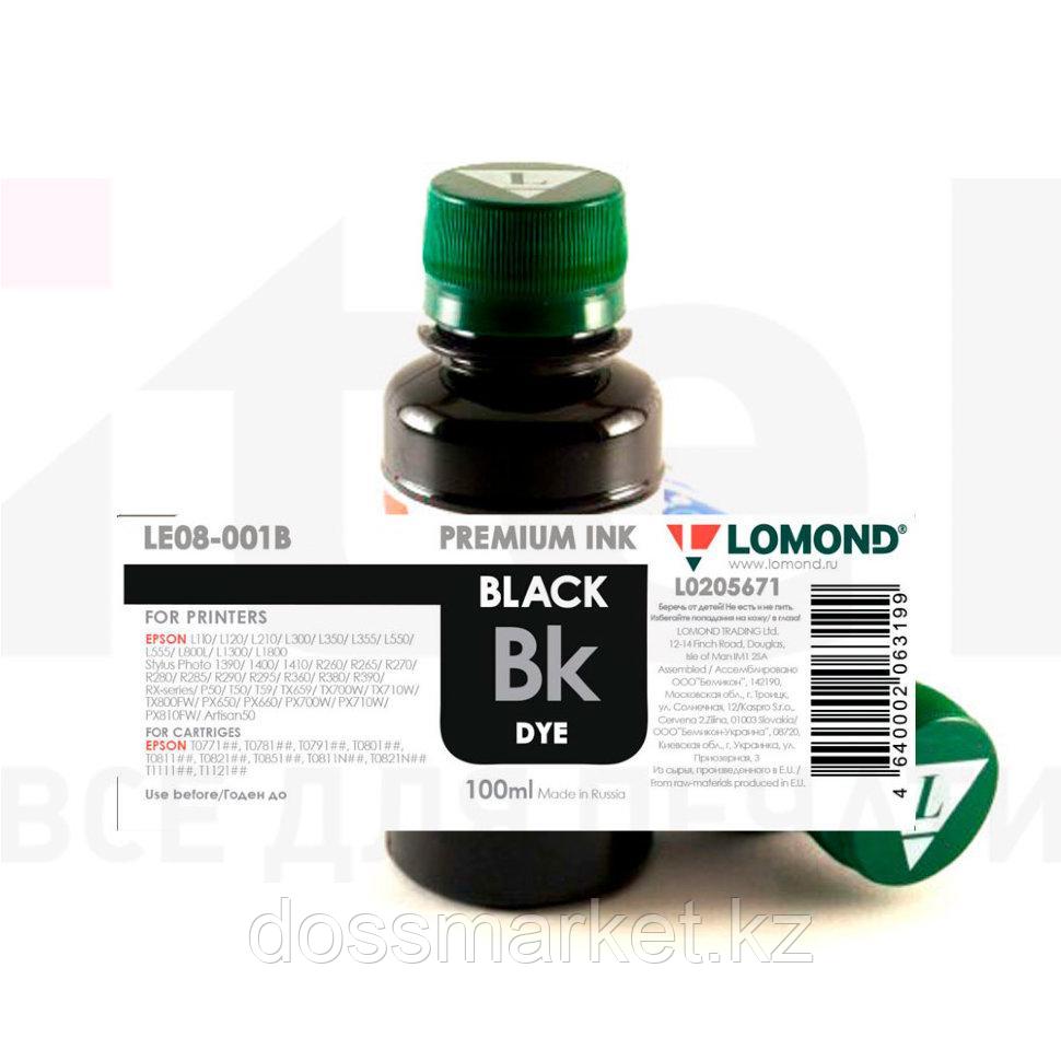 Чернила R270/L800 LOMOND LE08-001B Black / Черный 100ml - фото 1 - id-p106445317
