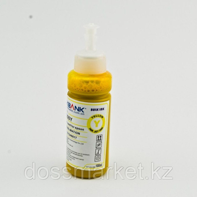 Чернила R270-EP601 Yellow 100ml (InkBank) пигментные - фото 1 - id-p106445385