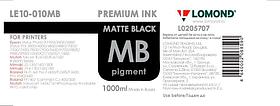 Чернила Stylus PRO 4880/7880/9880 LOMOND LE10-010MB Matte Black / Матовый Черный 1L. Пигментные