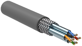 ITK Витая пара S/FTP кат.6A 4х2х23AWG PVC серый (305м)