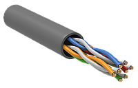 ITK Витая пара U/UTP кат.5E 4х2х24AWG PATCH LSZH сер. (500м)