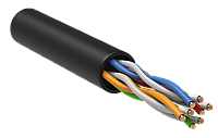 ITK Витая пара U/UTP кат.5E 4х2х24AWG LDPE черный (100м)