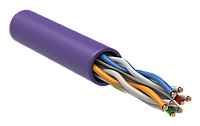ITK Витая пара U/UTP кат.6 4х2х23AWG LSZH фиолетовый (305м)