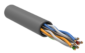 ITK Витая пара U/UTP кат.6 4х2х23AWG PVC серый (305м)