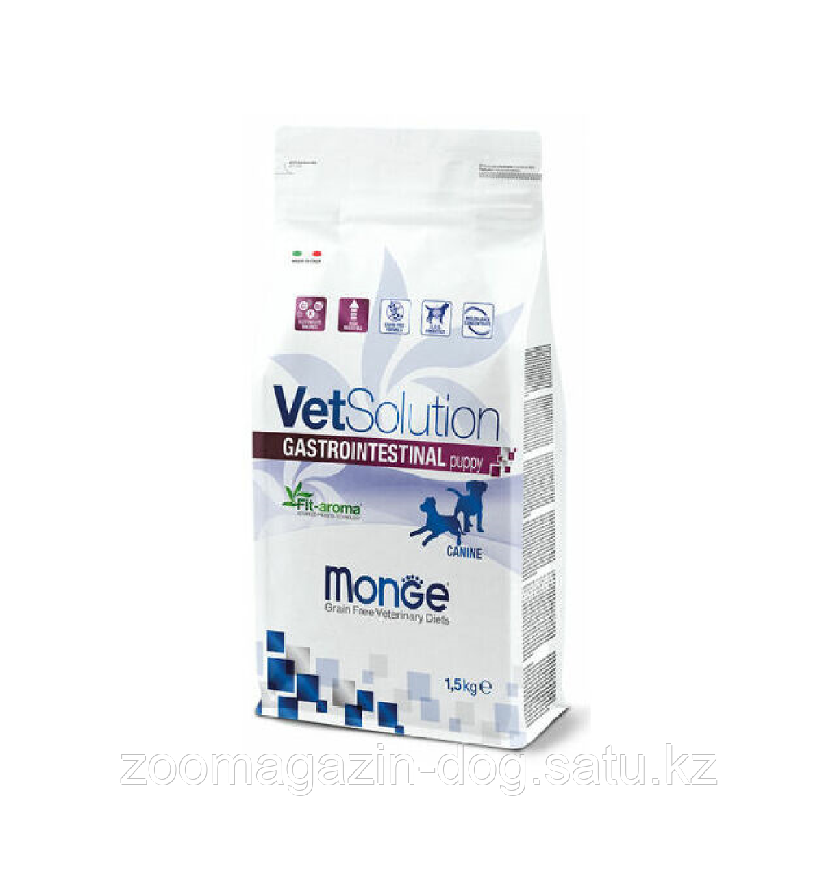 Monge Vetsolution GASTROINTESTINAL PUPPY диета для щенков при проблемах пищеварения,1.5кг - фото 1 - id-p106448624