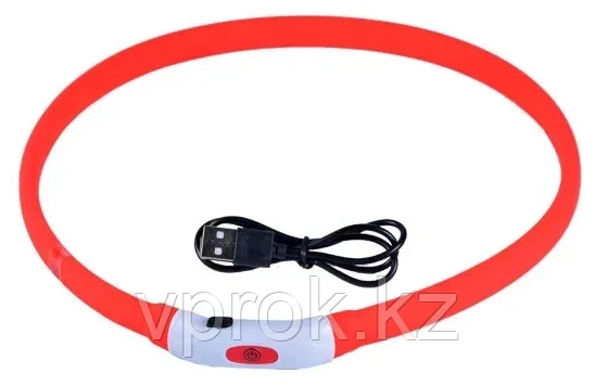 Светящийся ошейник для собак Nunbell USB Camouflage Collars 65*1,5 см 1 шт - фото 3 - id-p106448759