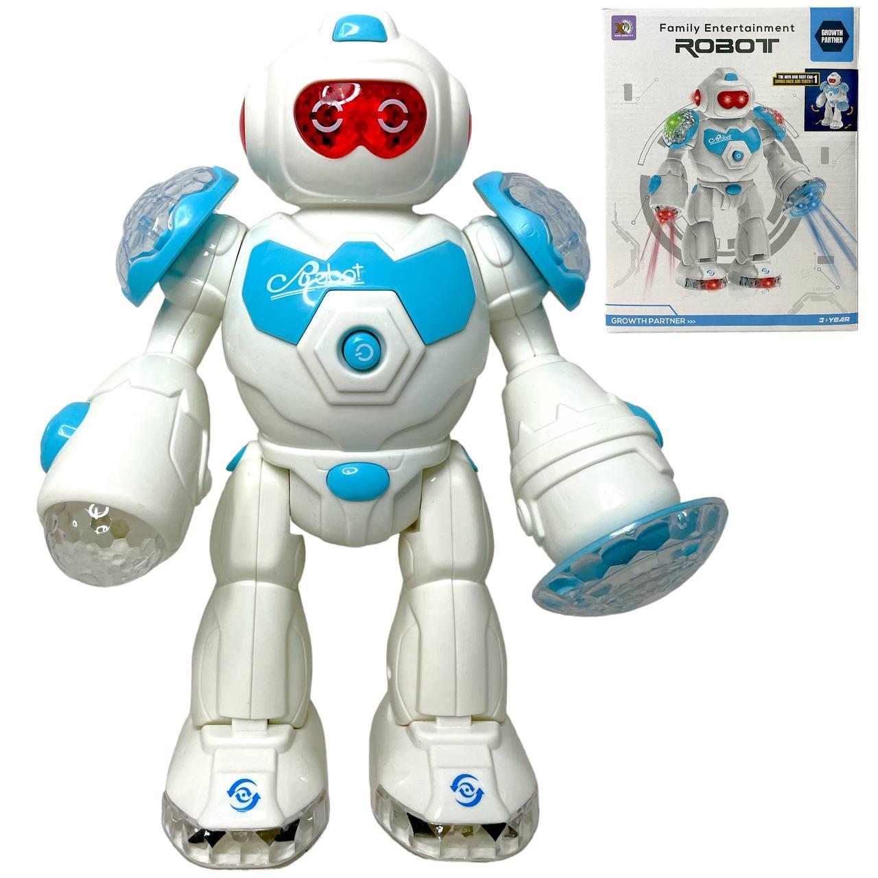 3331 Робот (музыка,свет,движение) Family Robot 25*20см