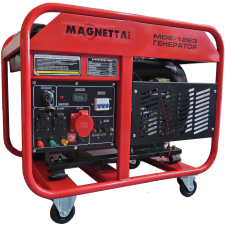 Magnetta, MDE-12E3, Дизельный генератор 10 кВт, 380 В, двухцилиндровый двигатель 954 куб. см