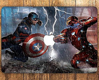 Защитный Чехол на Apple MacBook 13 Air new CIVIL WAR | MARVEL