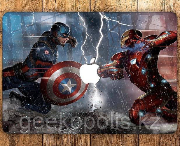 Защитный Чехол на Apple MacBook 13 Pro new CIVIL WAR | MARVEL - фото 1 - id-p106457332