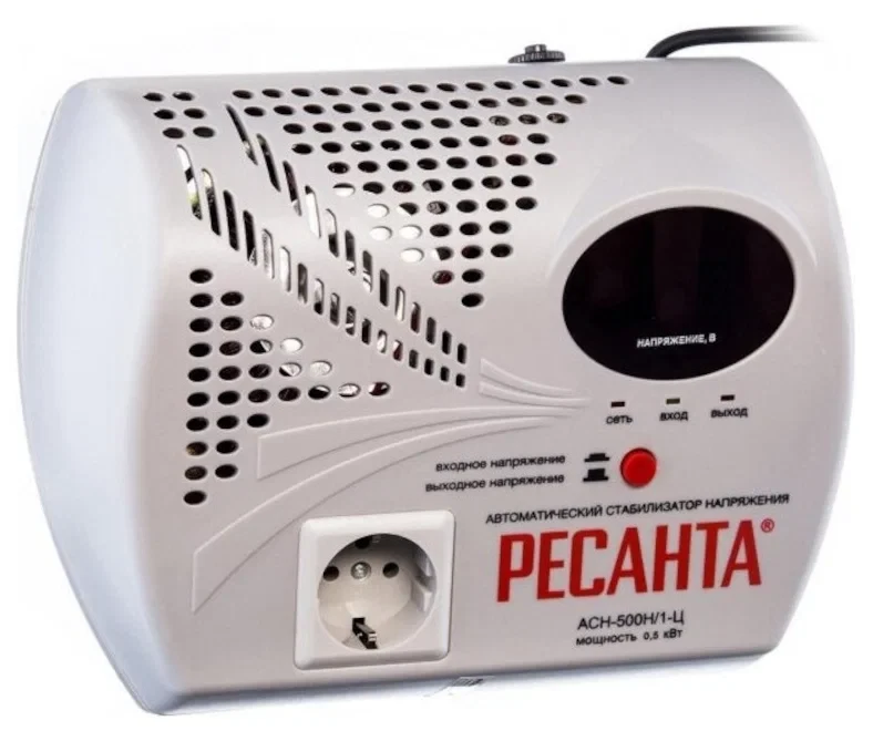 Стабилизатор АСН- 500Н1/1-Ц (АСН-500 Н/1-Ц) Ресанта, фото 1