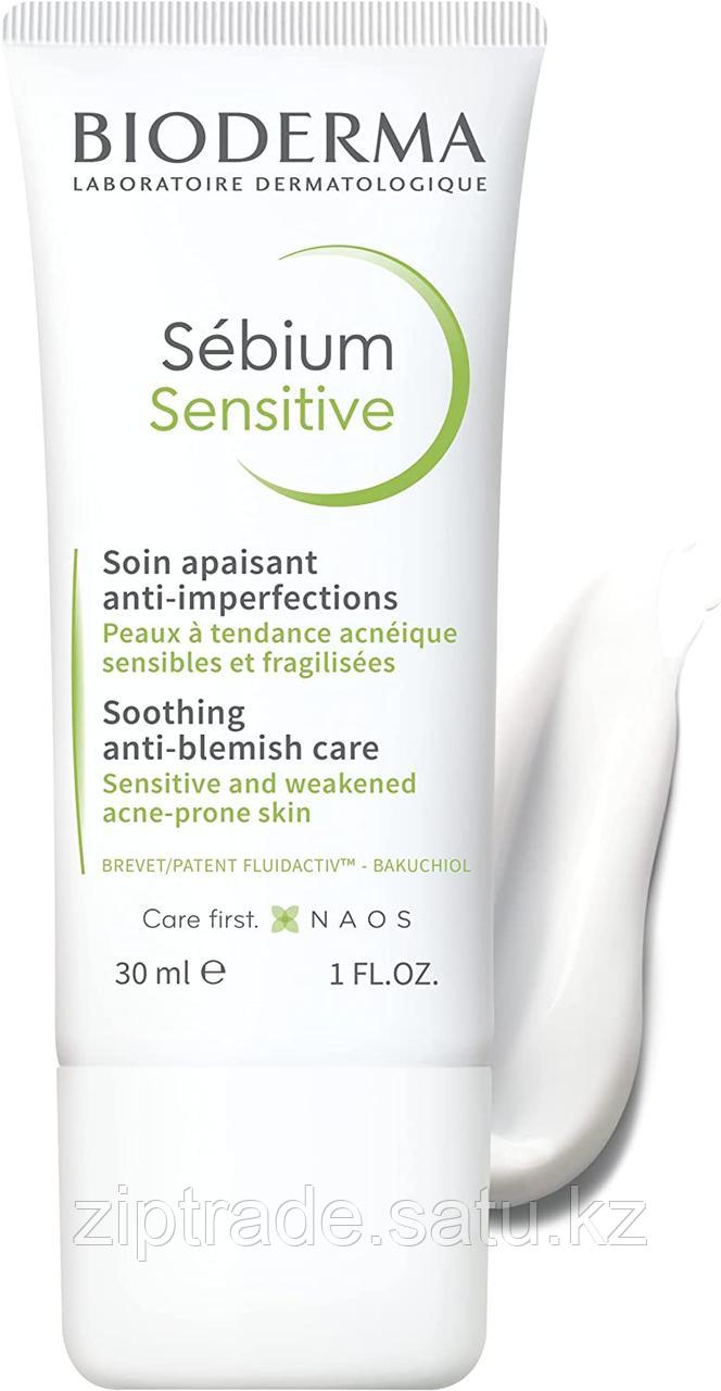 Bioderma Успокаивающий, увлажняющий крем для жирной и проблемной кожи Sebium Sensitive Cream (30 мл)