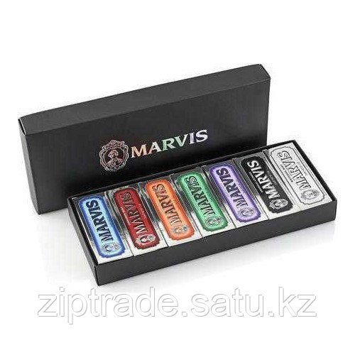 Зубная паста Набор из 7 Видов Различных Паст Marvis 7 Flavours Pack 25 мл х 7 шт - фото 1 - id-p106461292