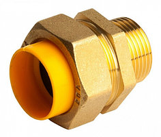 Муфта 20x3/4 наружная резьба для газа , для гофрированной трубы