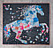 Плед HERMES полуторный двусторонний велюровый с лошадью и цветами, фото 2
