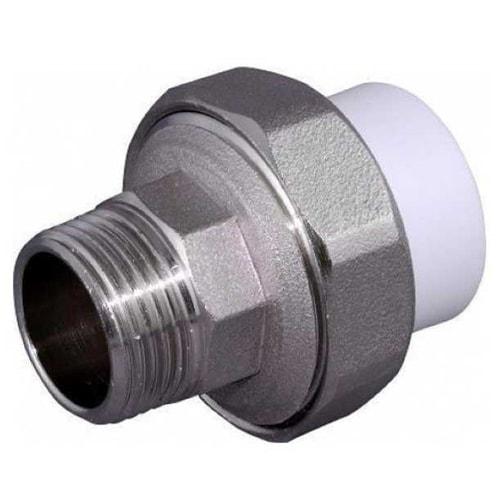 Арматура ППР с наружней резьбой 32*1" (белая)