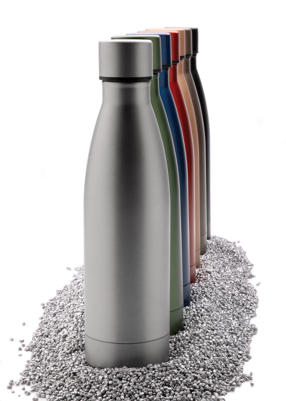 Вакуумная бутылка из переработанной нержавеющей стали RCS, 0,5 л, белый; , , высота 26 см., диаметр 7 см., - фото 8 - id-p106462246