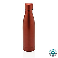 Вакуумная бутылка из переработанной нержавеющей стали RCS, 0,5 л, красный; , , высота 26 см., диаметр 7 см.,