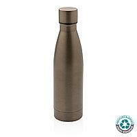 Вакуумная бутылка из переработанной нержавеющей стали RCS, 0,5 л, коричневый; , , высота 26 см., диаметр 7